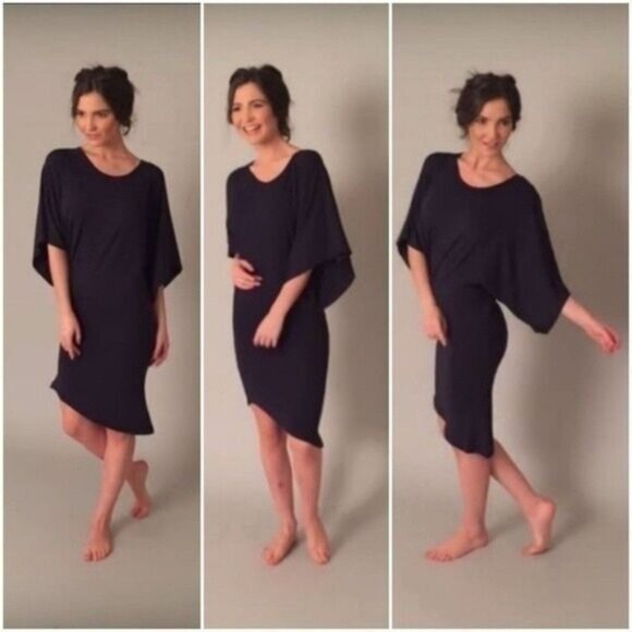 NIKKI BABIE Aphrodite 2-in-1 Black Dress to Top Sz XS - Picture 1 of 11